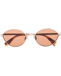 Lanvin - Round-frame Tinted Sunglasses - Lyst