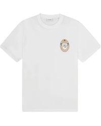 Les Deux - Graphic Crewneck T-Shirt - Lyst