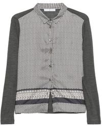 Whyci - Camicia Con Stampa Geometrica - Lyst