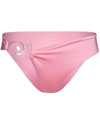 Salt & Wave - Magda Shell-Detail Bikini Bottoms - Lyst