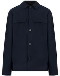 Slowear - Button-Up Shirt Jacket - Lyst