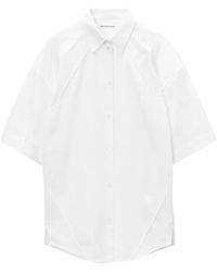 Alexander Wang - ショートスリーブ シャツドレス - Lyst
