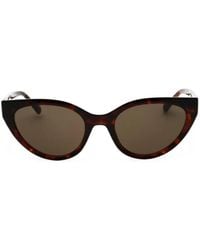 Love Moschino - Tortoiseshell-Effect Cat-Eye-Frame Sunglasses - Lyst