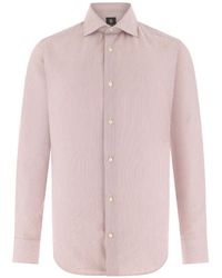 BOGGI - Striped Windsor-Collar Shirt - Lyst