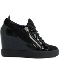 Giuseppe Zanotti - Baskets Addy Wedge À Paillettes - Lyst