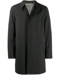 Canali Klassieke Trenchcoat - Zwart