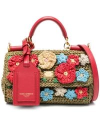 Dolce & Gabbana - Sac Cabas My Sicily En Crochet - Lyst