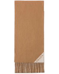 Prada - Fringe-Detail Scarf - Lyst