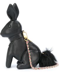 Thom Browne - Small Rabbit Pebbled Leather Shoulder Bag - Lyst