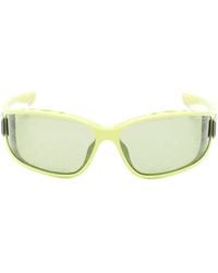Gucci - Logo Wraparound-Frame Sunglasses - Lyst