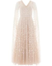 Needle & Thread - Maxi-Jurk Met Bloemenprint - Lyst