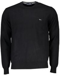 Harmont & Blaine - Embroidered-Logo Crew-Neck Sweater - Lyst
