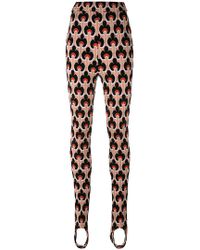 Marni Leggins estampados Portrait - Rosa