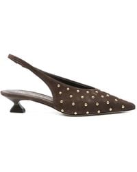 The Seller - Naiarah Studded Slingback Pumps - Lyst
