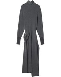 Lanvin - Asymmetrical Midi Dress - Lyst