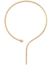 Officina Bernardi - 18Kt Ophidia Y Diamond Necklace - Lyst