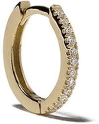We by WHITEbIRD - 18Kt Diamond Margot Large Hoop Single Earring - Lyst
