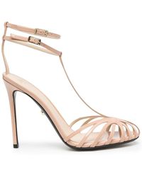 ALEVI - Strappy Double Buckle Pumps - Lyst