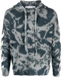 Off-White c/o Virgil Abloh - Arrows-Motif Drawstring Hoodie - Lyst