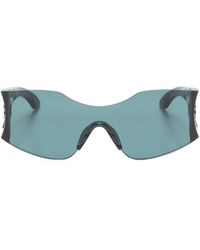 Balenciaga - Gafas de sol Hourglass con montura envolvente - Lyst