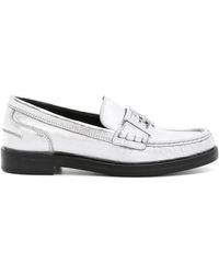 Fendi - Baguette Slip-On Loafers - Lyst