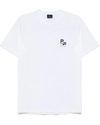 Paul Smith - Logo Cotton T Shirt - Lyst