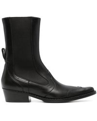 BY FAR - Otis 40mm Leather Boots - Lyst