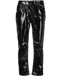 Dondup - Cropped-Hose Mit Glanz - Lyst