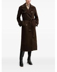 Pedro Del Hierro Madrid - Button-Up Belted Coat - Lyst