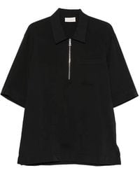 Yes London - Quarter-Zip Short-Sleeve Polo Shirt - Lyst