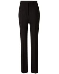 Tom Ford - Satin-Trim Wool Trousers - Lyst