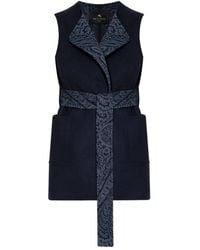 Etro - Gilet Con Stampa Paisley - Lyst