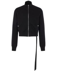 Rick Owens - Zip-Up Cotton Track Jacket - Lyst