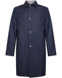 D4.0 - Reversible Single-Breasted Coat - Lyst