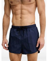 Aeronautica Militare - Logo-Patch Drawstring Swim Shorts - Lyst