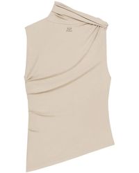 Courreges - ドレープ トップ - Lyst