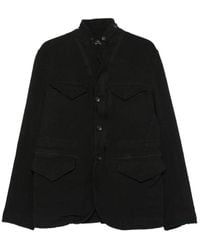 Junya Watanabe - Veste Boutonnée À Col Montant - Lyst