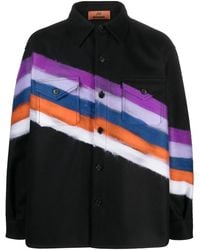 Missoni - Giacca-Camicia A Righe - Lyst