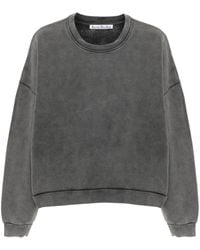 Acne Studios - Logo-tag Cotton Sweatshirt - Lyst