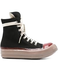 Rick Owens - High-Top Lace-Up Sneakers - Lyst