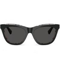 Burberry - Check Cat-Eye Sunglasses - Lyst