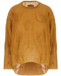 Uma Wang - Pullover Mit Vorstehendem Muster - Lyst