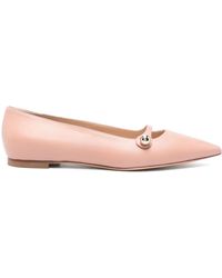 Casadei - Cleo Ballerina Shoes - Lyst