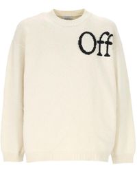Off-White c/o Virgil Abloh - Logo-detail Sweater - Lyst