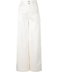 Fleur du Mal Jeans mit hohem Schnitt - Mehrfarbig