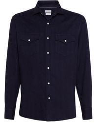 Brunello Cucinelli - Easy シャツ - Lyst