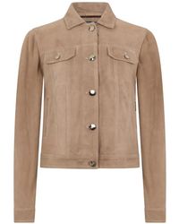 Moorer - Violetta Jacke Mit Klassischem Kragen - Lyst
