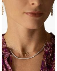 Dana Rebecca - Ava Bea Diamond Station Necklace - Lyst