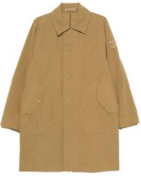 Stone Island - Parka Con Bottoni - Lyst