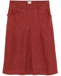 Massimo Alba - Regina Pocket Midi Skirt - Lyst